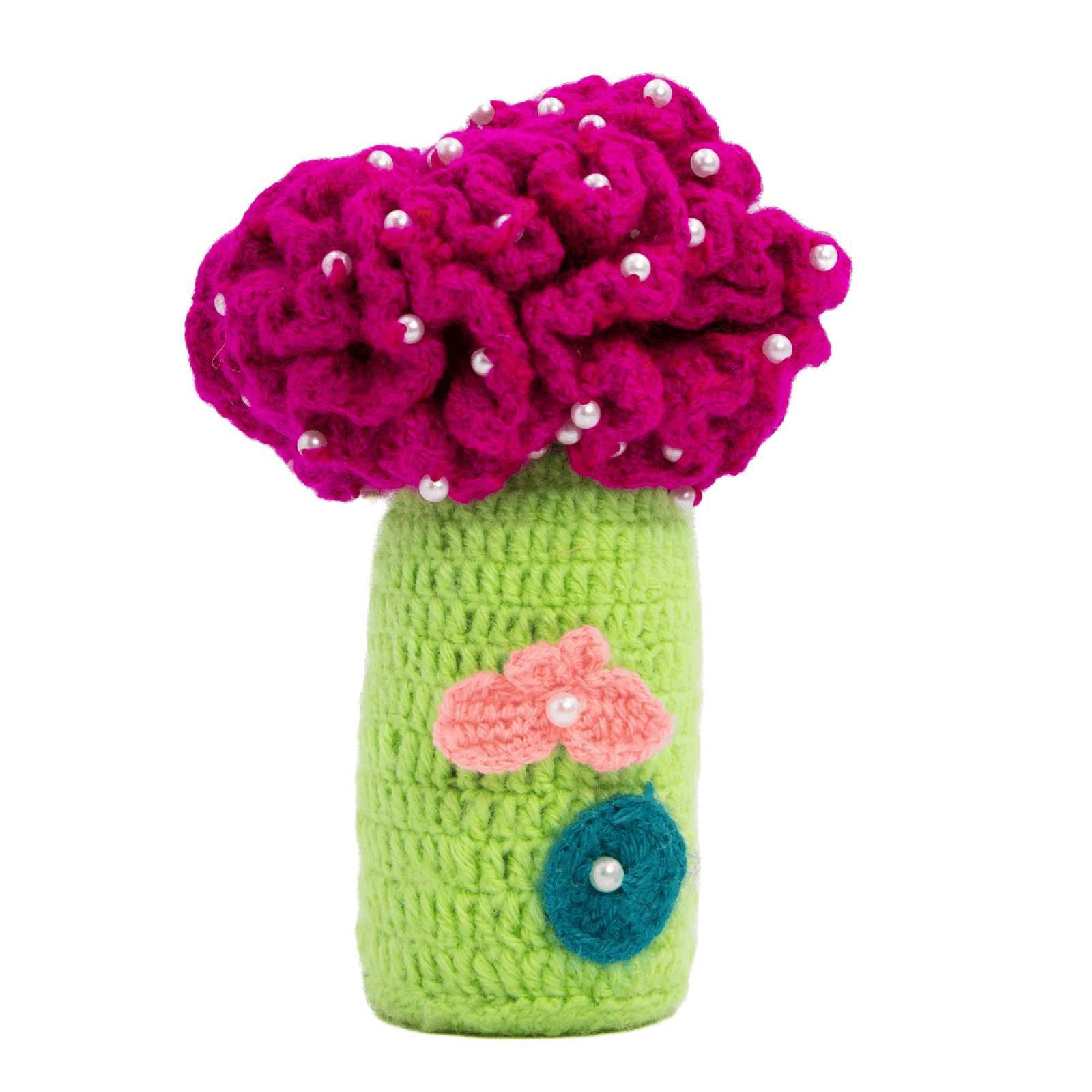 Crochet Fuchsia Bloom Bouquet